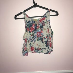 Floral crop top